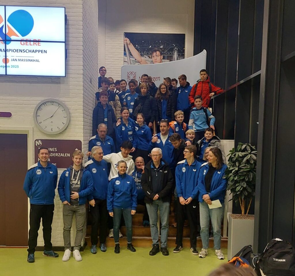 Alle deelnemers met hun coaches