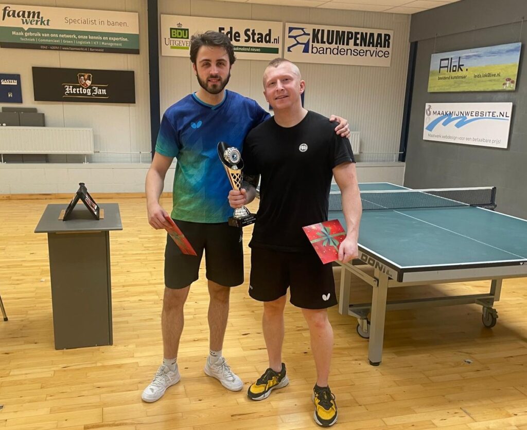 Jan Zwierzynski en Kevin Zamfir CK Dubbel Kampioen 2024